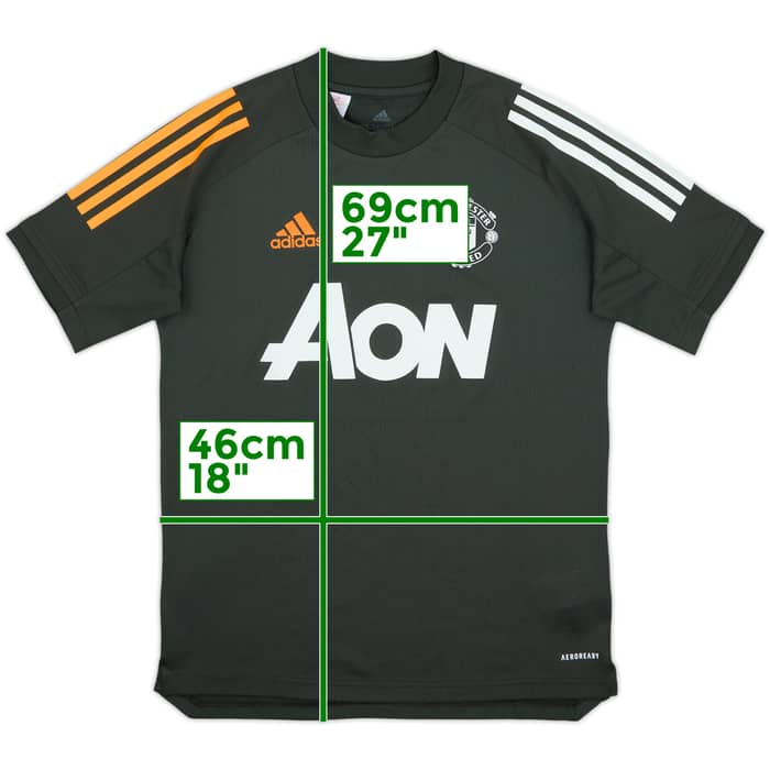 2020-21 Manchester United adidas Training Shirt - 8/10 - (L.Boys)