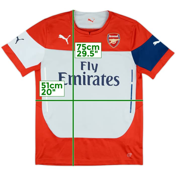 2014-15 Arsenal Puma Training Shirt - 9/10 - (M)