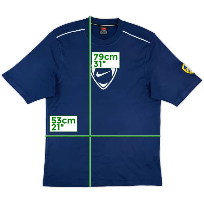 2000-01 Leeds Nike Training Shirt - 8/10 - (L)
