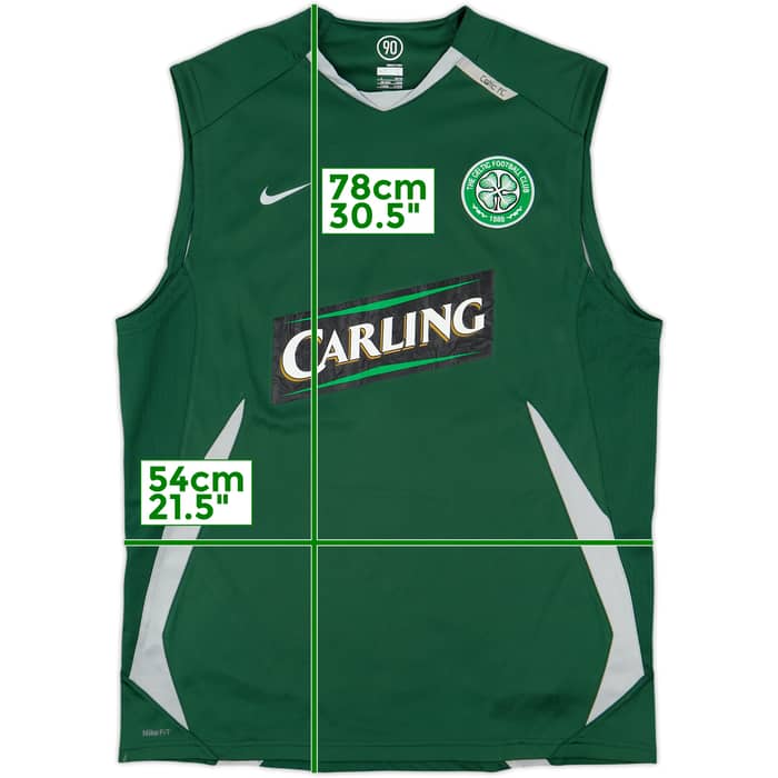 2007-08 Celtic Nike Training Vest - 7/10 - (L)