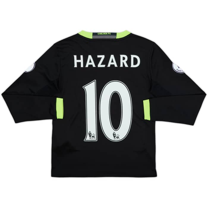 2016-17 Chelsea Away L/S Shirt Hazard #10 - 7/10 - (S.Boys)