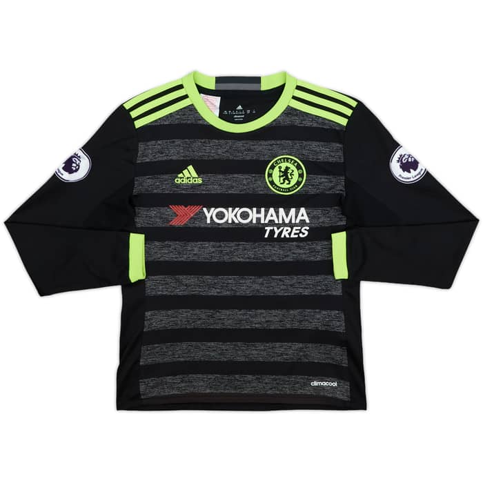 2016-17 Chelsea Away L/S Shirt Hazard #10 - 7/10 - (S.Boys)
