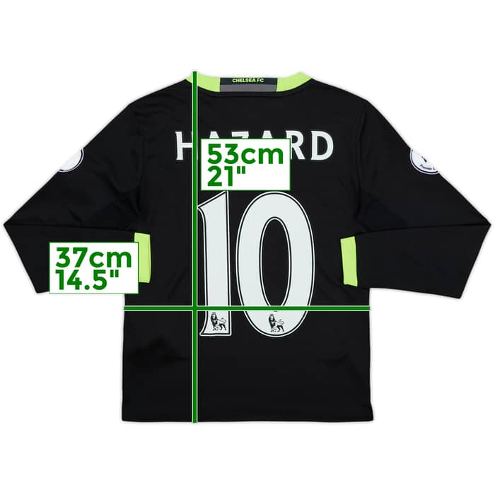 2016-17 Chelsea Away L/S Shirt Hazard #10 - 7/10 - (S.Boys)