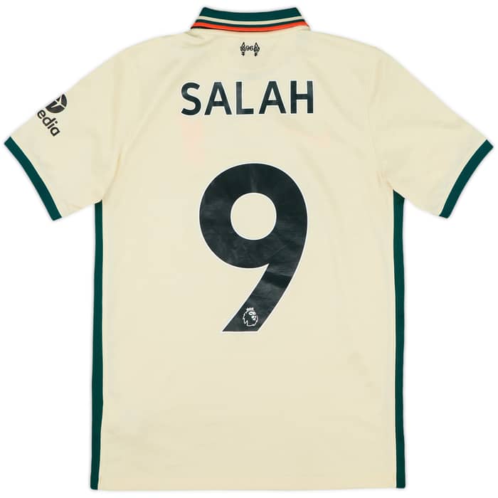 2021-22 Liverpool Away Shirt Salah #9 - 8/10 - (L.Boys)