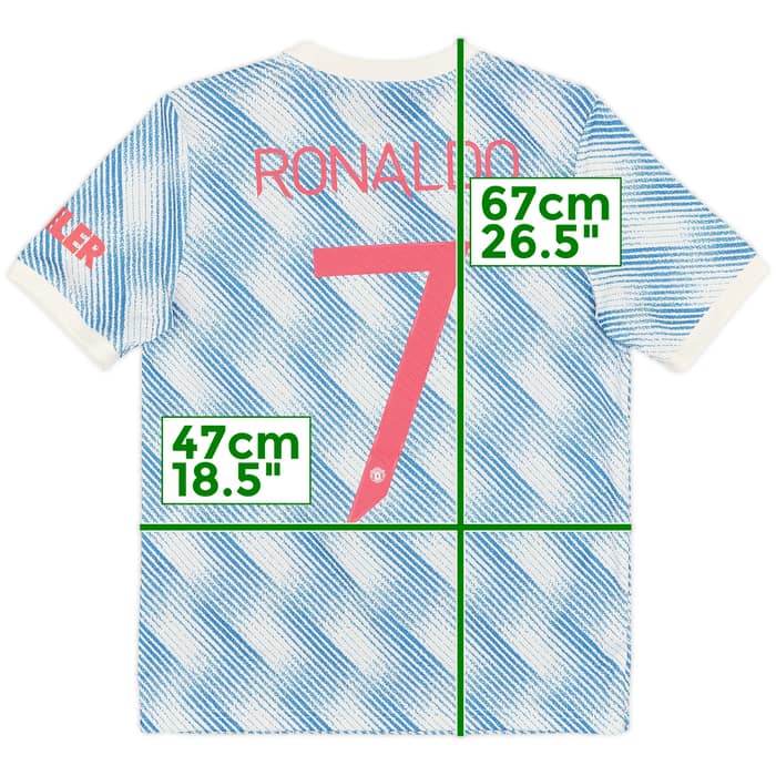 2021-22 Manchester United Away Shirt Ronaldo #7 - 10/10 - (L.Boys)