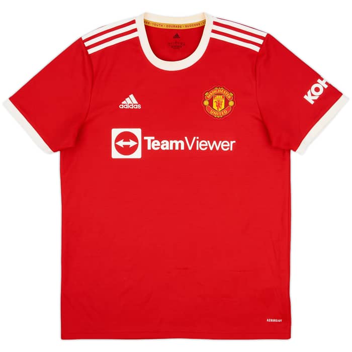2021-22 Manchester United Home Shirt Sancho #25 - 7/10 - (L)