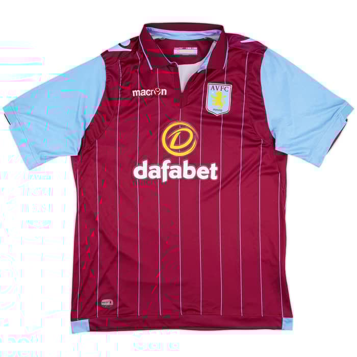 2014-15 Aston Villa Home Shirt Grealish #40 - 6/10 - (L)