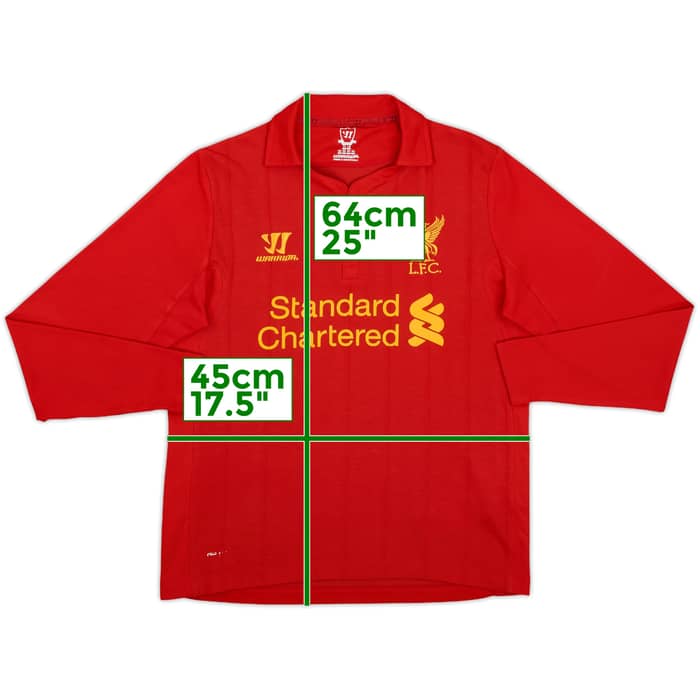 2012-13 Liverpool Home L/S Shirt - 6/10 - (L.Boys)