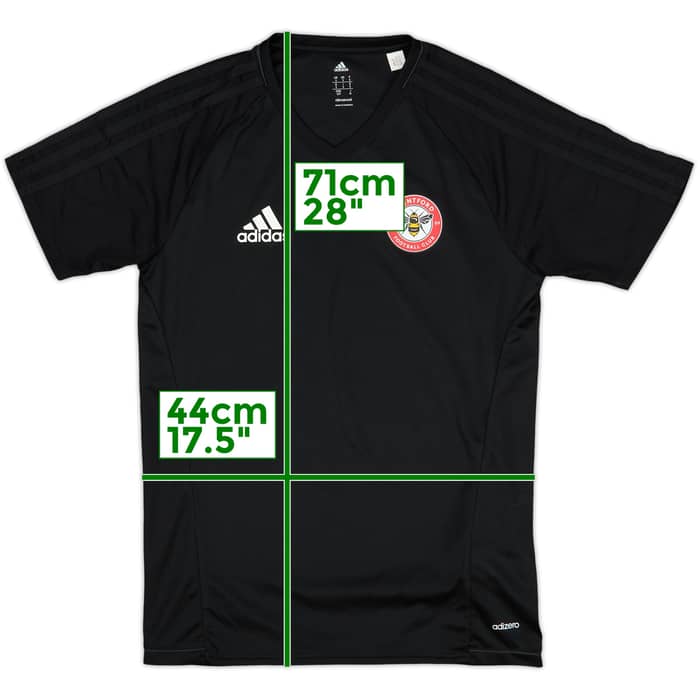 2017-18 Brentford adidas Training Shirt - 9/10 - (S)