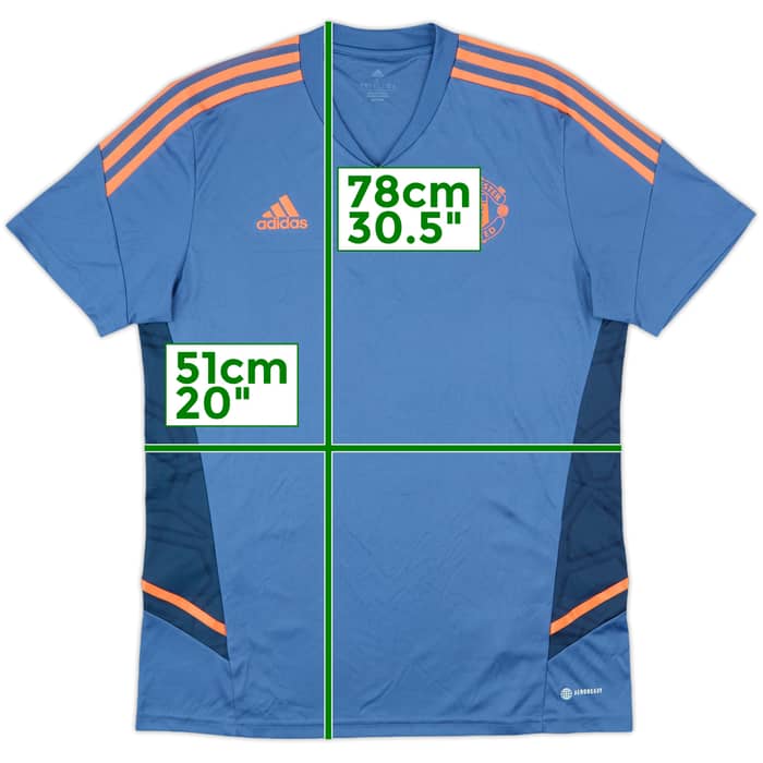 2022-23 Manchester United adidas Training Shirt - 9/10 - (L)