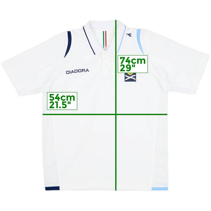 2007-08 Scotland Diadora Polo Shirt - 7/10 - (S)