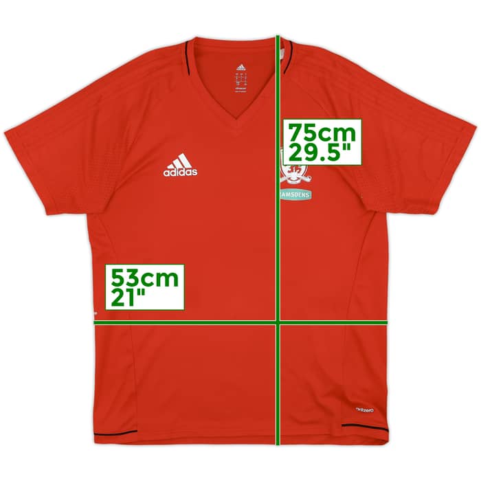 2017-18 Middlesbrough adizero Training Shirt - 8/10 - (L)