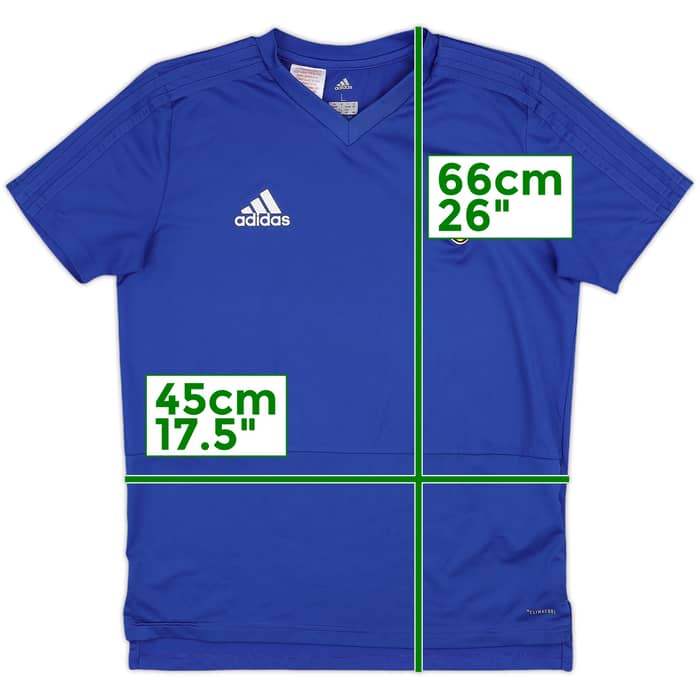 2018-19 Valencia adidas Training Shirt - 9/10 - (L.Boys)