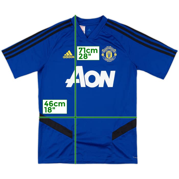2019-20 Manchester United adidas Training Shirt - 8/10 - (XL.Boys)
