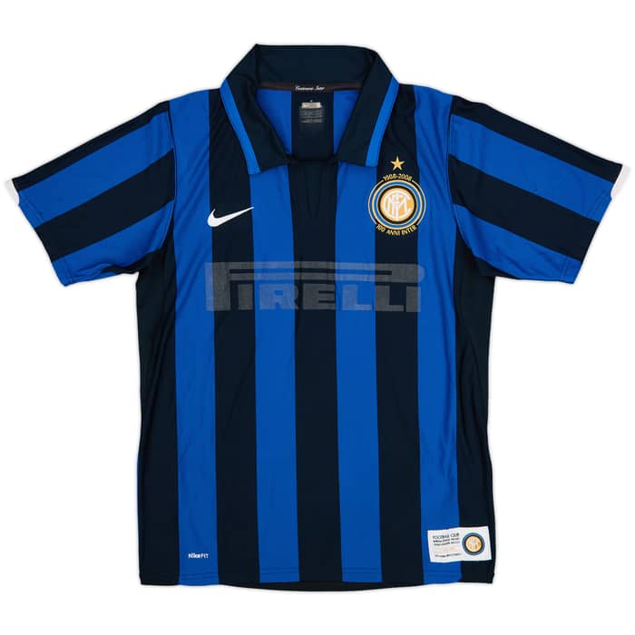 2007-08 Inter Milan Centenary Home Shirt - 3/10 - (S)