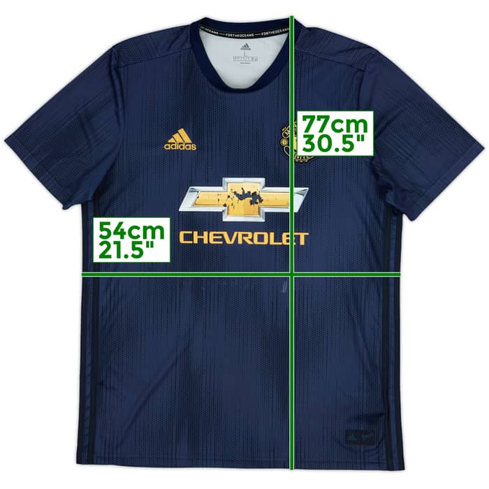 2018-19 Manchester United Third Shirt - 4/10 - (L)