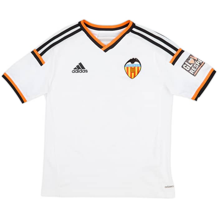 2014-15 Valencia Home Shirt #15 - 9/10 - (XL.Boys)