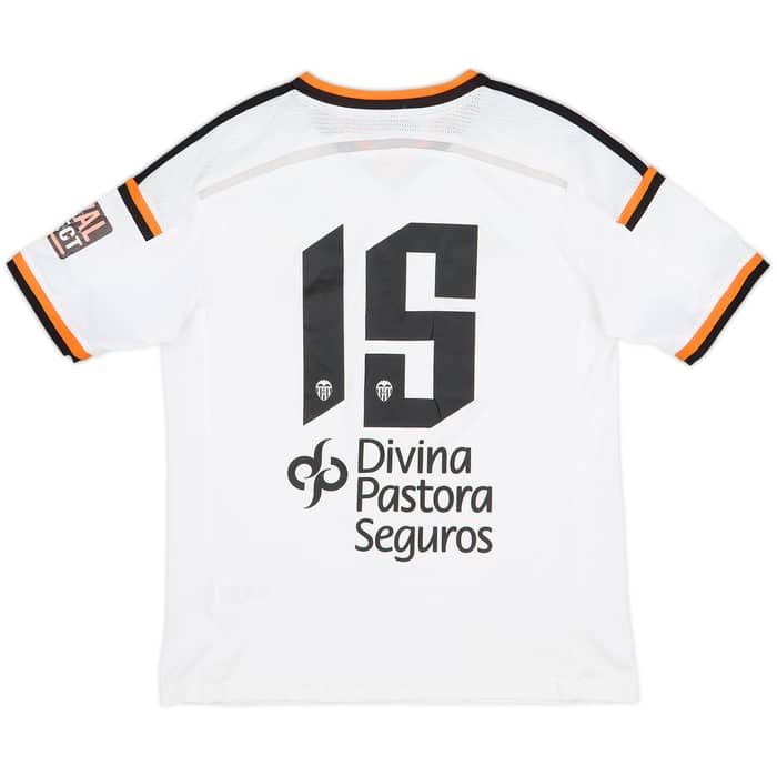 2014-15 Valencia Home Shirt #15 - 9/10 - (XL.Boys)