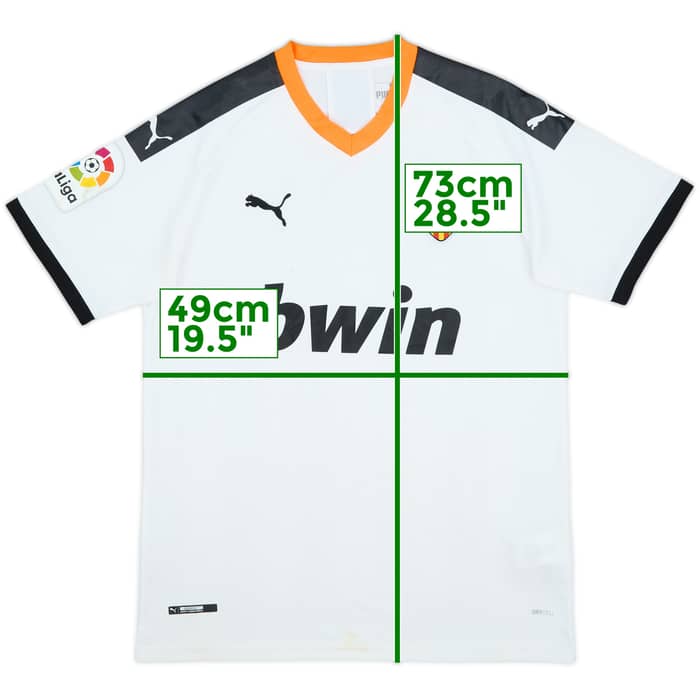 2019-20 Valencia Home Shirt - 6/10 - (M)