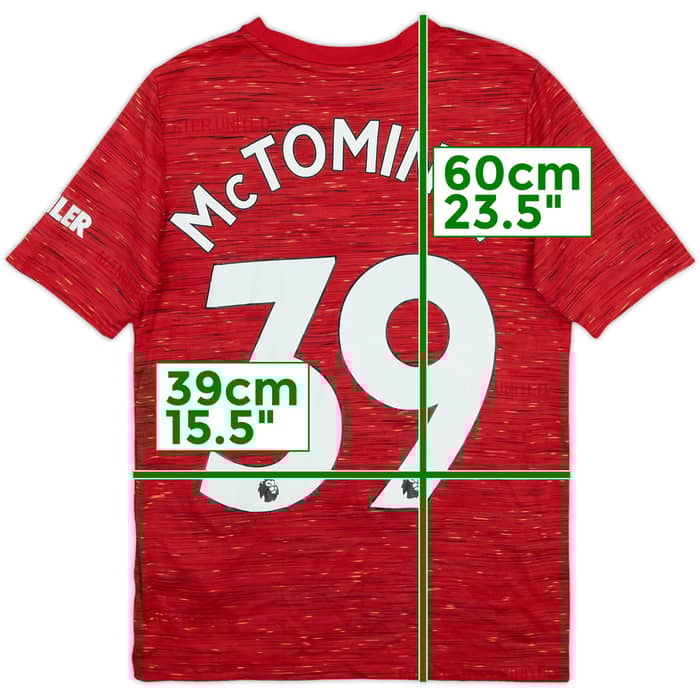 2020-21 Manchester United Home Shirt McTominay #39 - 7/10 - (M.Boys)