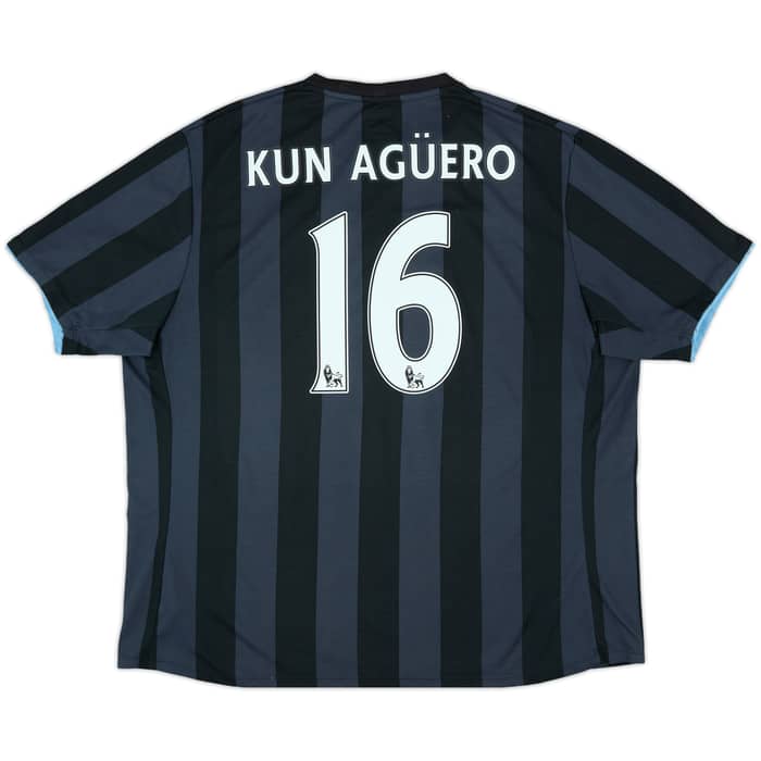 2012-13 Manchester City Third Shirt Kun Aguero #16 - 6/10 - (XXL)