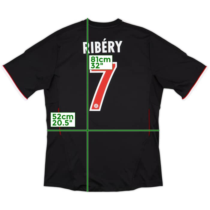 2011-12 Bayern Munich Third Shirt Ribery #7 - 8/10 - (L)