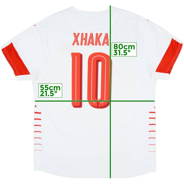 2016-17 Switzerland Away Shirt Xhaka #10 - 7/10 - (L)