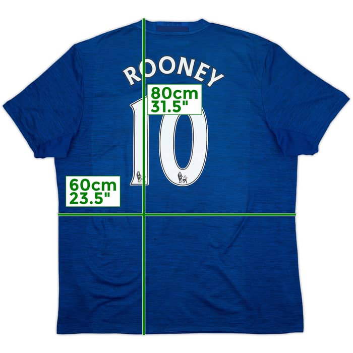 2016-17 Manchester United Away Shirt Rooney #10 - 6/10 - (XL)