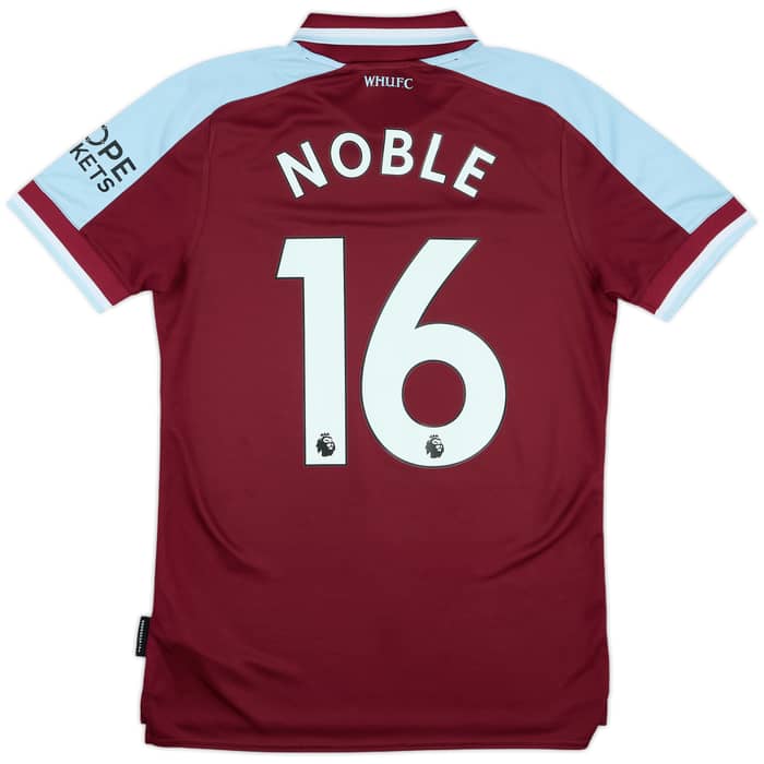 2021-22 West Ham Home Shirt Noble #16 - 9/10 - (S)