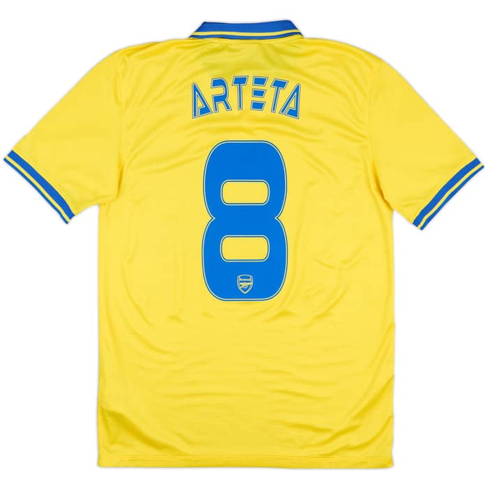 2013-14 Arsenal Away Shirt Arteta #8 - 7/10 - (M)