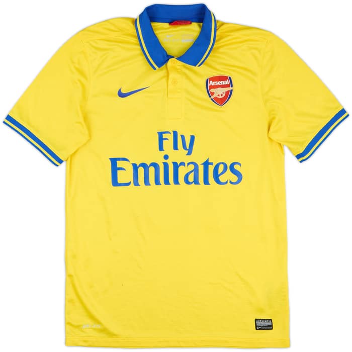 2013-14 Arsenal Away Shirt Arteta #8 - 7/10 - (M)