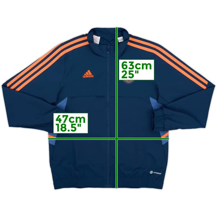 2022-23 Manchester United adidas Track Jacket - 10/10 - (M.Boys)