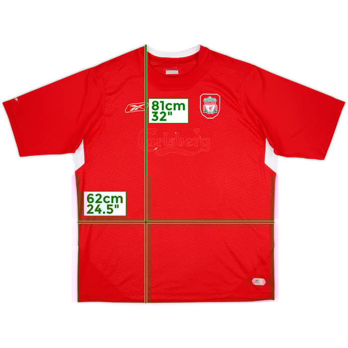 2004-06 Liverpool Home Shirt - 3/10 - (XL)