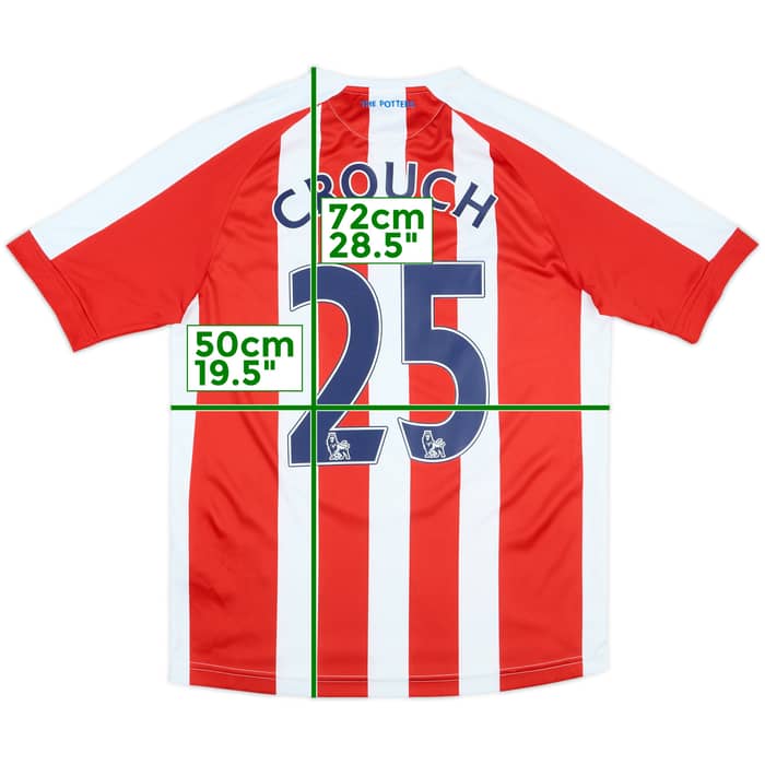 2014-15 Stoke City Home Shirt Crouch #25 - 10/10 - (S)