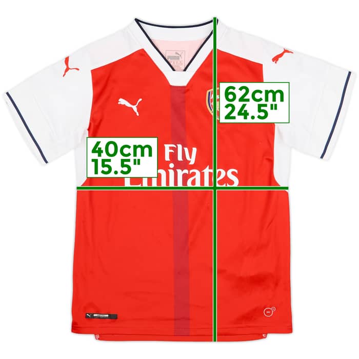 2016-17 Arsenal Home Shirt - 7/10 - (M.Boys)