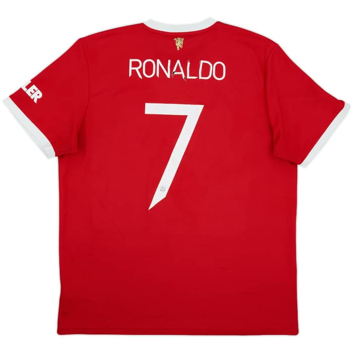 2021-22 Manchester United Home Shirt Ronaldo #7 - 5/10 - (XL)