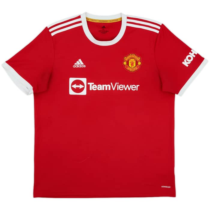 2021-22 Manchester United Home Shirt Ronaldo #7 - 5/10 - (XL)