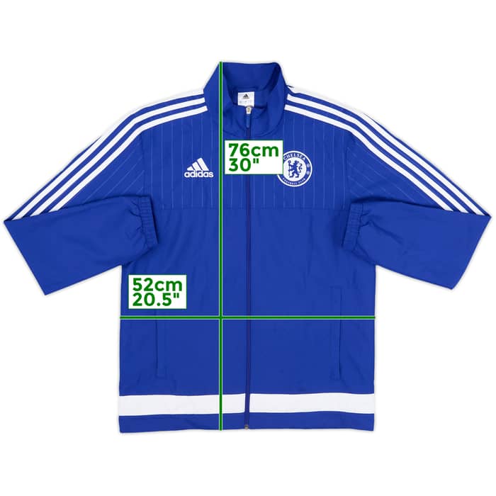 2015-16 Chelsea adidas Track Jacket - 7/10 - (S)