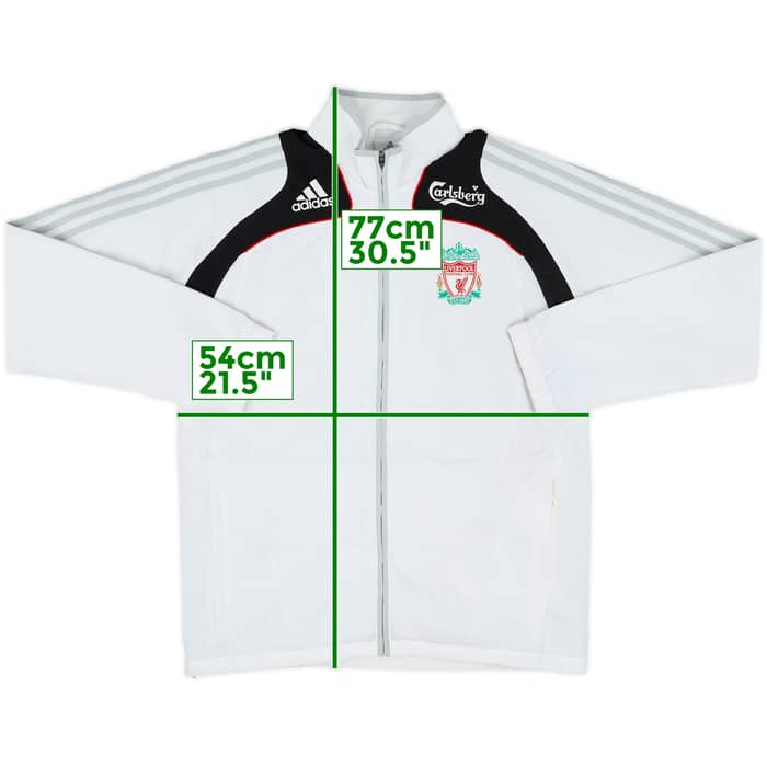 2008-09 Liverpool adidas Track Jacket - 7/10 - (S)