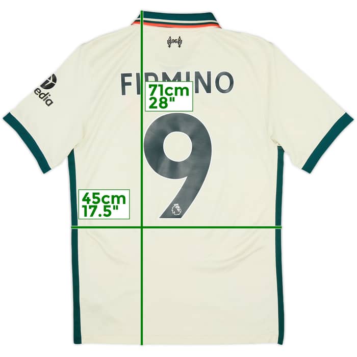 2021-22 Liverpool Away Shirt Firmino #9 - 7/10 - (S)