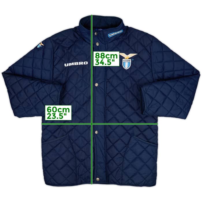 1996-97 Lazio Umbro Padded Bench Coat - 9/10 - (L)