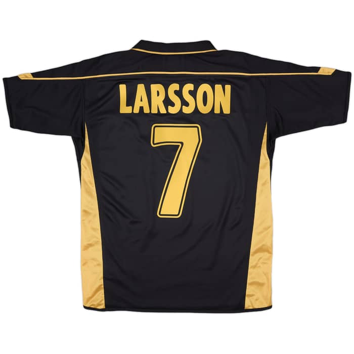 2003-04 Celtic Away Shirt Larsson #7 - 8/10 - (M)