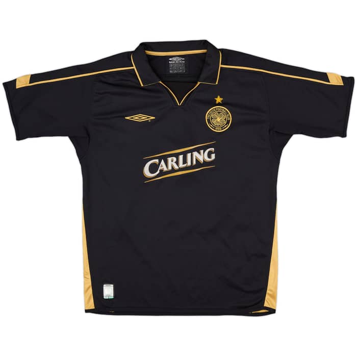 2003-04 Celtic Away Shirt Larsson #7 - 8/10 - (M)