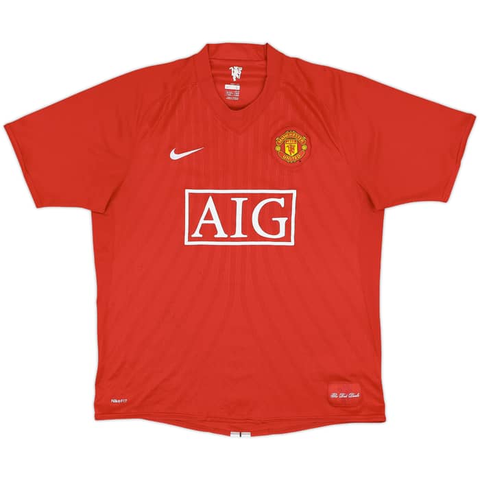 2007-09 Manchester United Home Shirt Solskjaer #20 - 6/10 - (L)