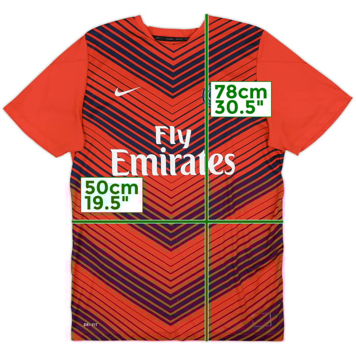 2014-15 Paris Saint-Germain Nike Training Shirt - 6/10 - (XL)