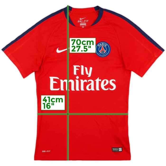 2016-17 Paris Saint-Germain Nike Training Shirt - 7/10 - (S)
