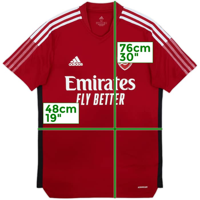 2021-22 Arsenal adidas Training Shirt - 10/10 - (M)