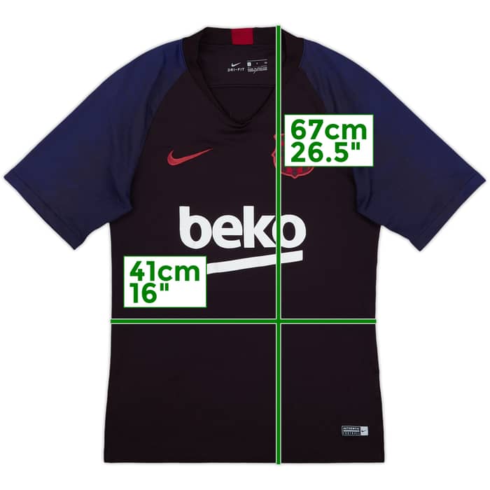 2019-20 Barcelona Nike Training Shirt - 9/10 - (S)
