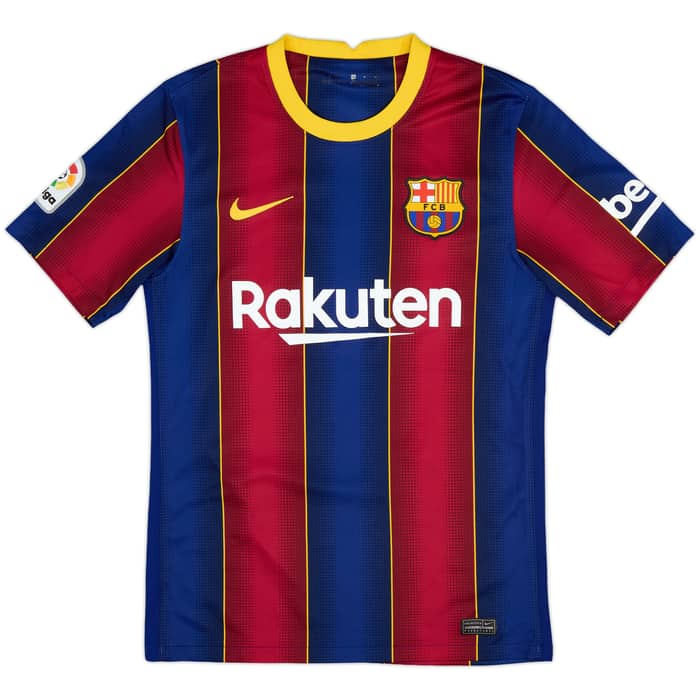 2020-21 Barcelona Home Shirt Messi #10 - 8/10 - (S)