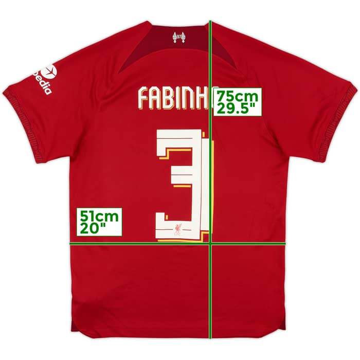 2022-23 Liverpool Home Shirt Fabinho #3 - 8/10 - (M)